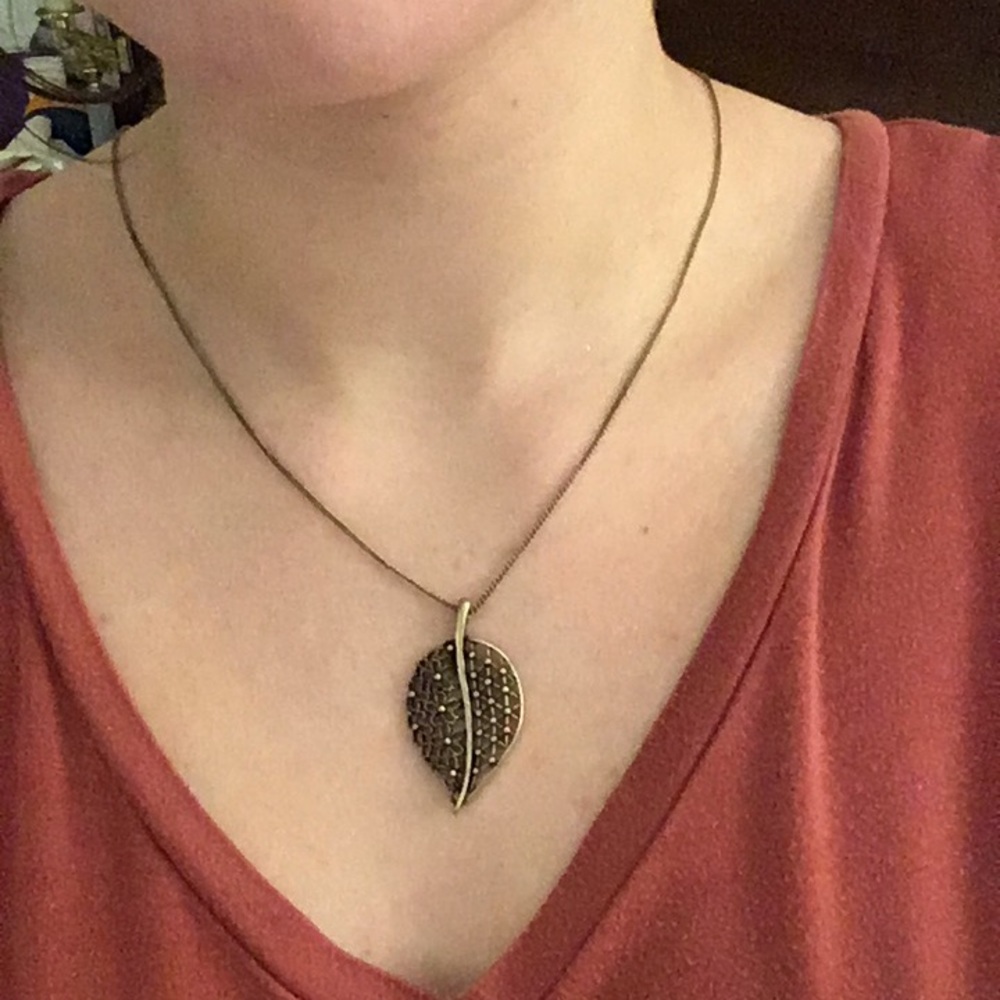 Gold Leaf Necklace